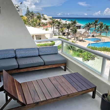 Beach Apartment With Terrace Ocean View, Brisas Cancun 1 Bdrm Hotel Zone Eksteriør bilde