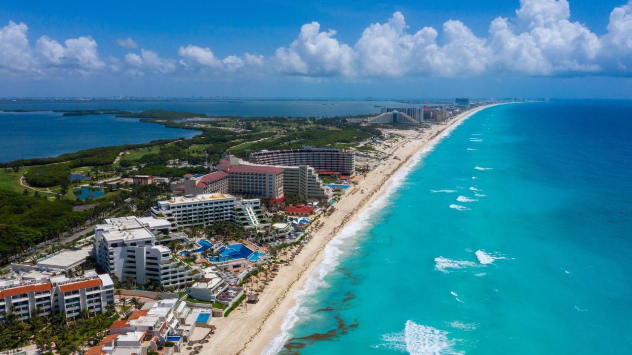 Beach Apartment With Terrace Ocean View, Brisas Cancun 1 Bdrm Hotel Zone Eksteriør bilde