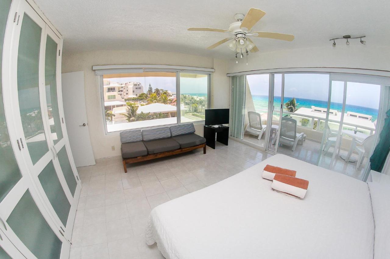 Beach Apartment With Terrace Ocean View, Brisas Cancun 1 Bdrm Hotel Zone Eksteriør bilde