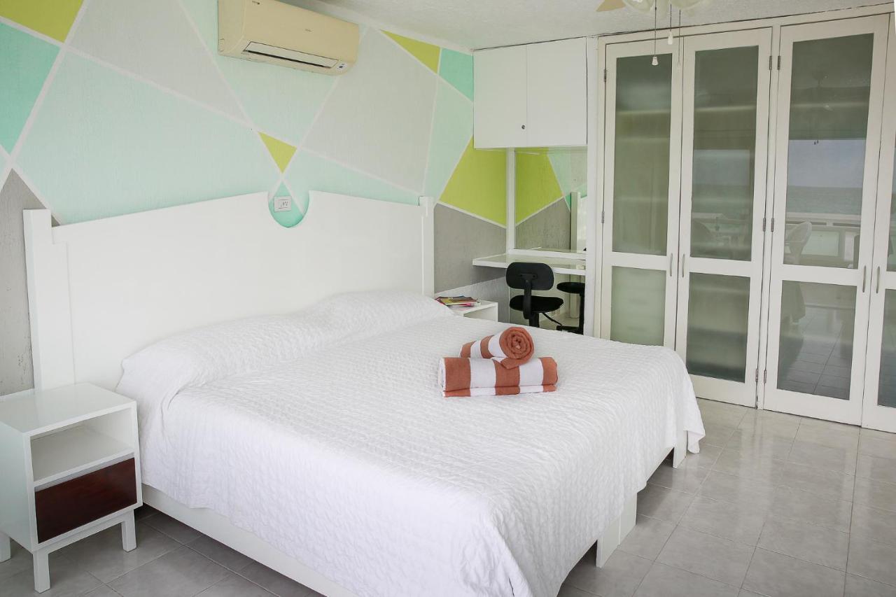 Beach Apartment With Terrace Ocean View, Brisas Cancun 1 Bdrm Hotel Zone Eksteriør bilde