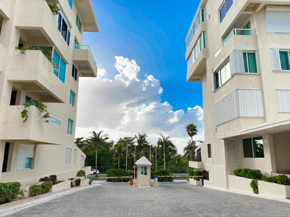 Beach Apartment With Terrace Ocean View, Brisas Cancun 1 Bdrm Hotel Zone Eksteriør bilde