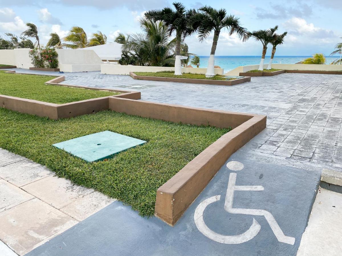 Beach Apartment With Terrace Ocean View, Brisas Cancun 1 Bdrm Hotel Zone Eksteriør bilde