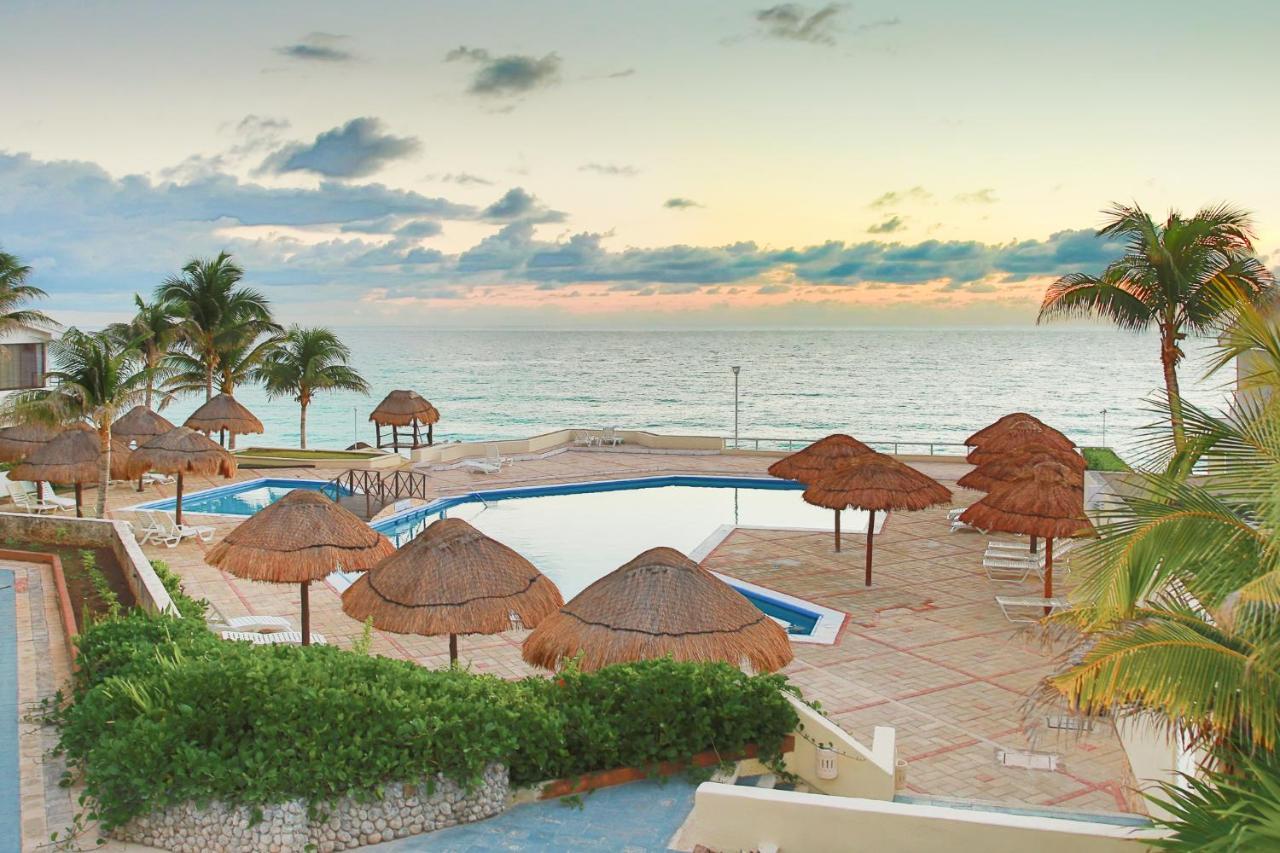 Beach Apartment With Terrace Ocean View, Brisas Cancun 1 Bdrm Hotel Zone Eksteriør bilde