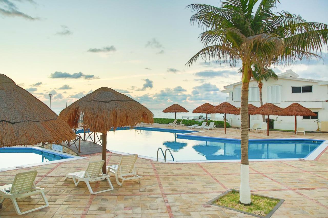 Beach Apartment With Terrace Ocean View, Brisas Cancun 1 Bdrm Hotel Zone Eksteriør bilde