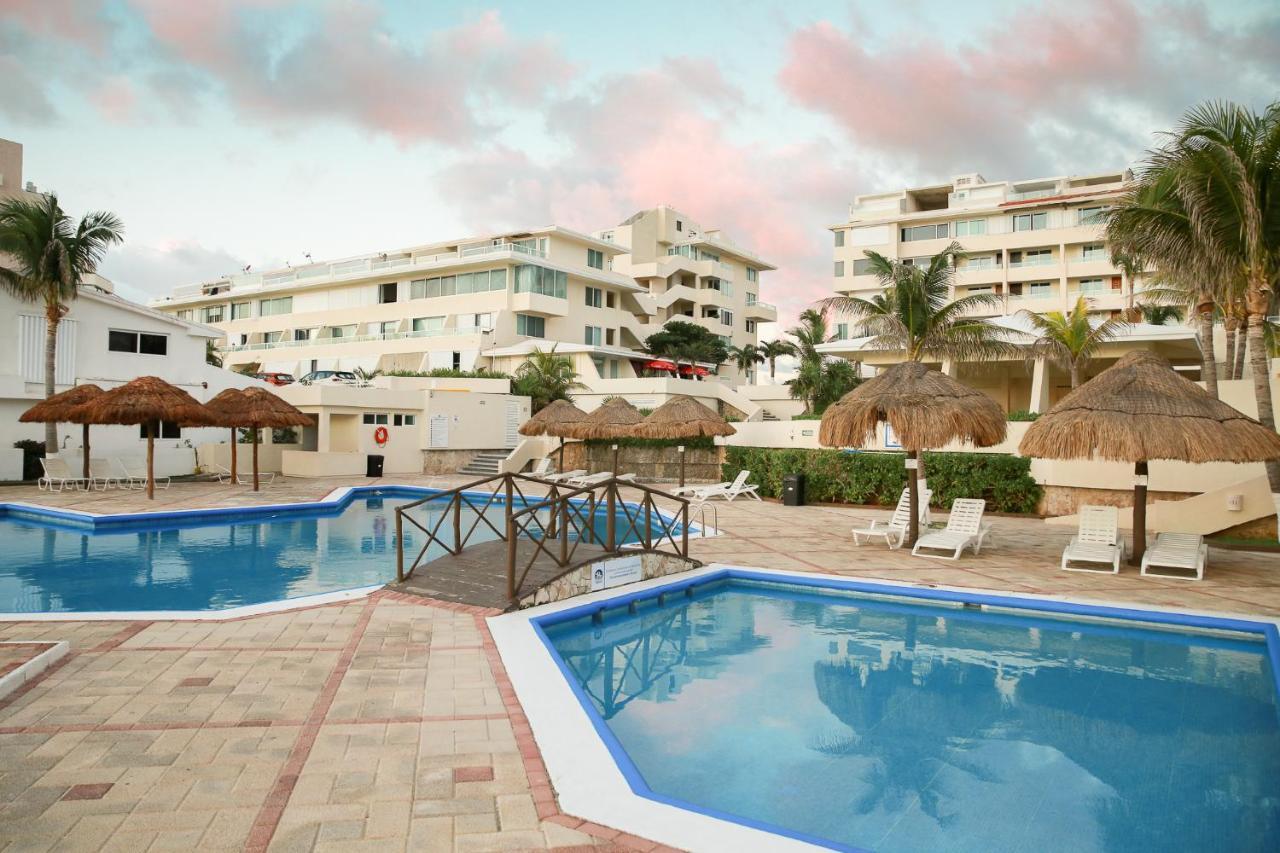 Beach Apartment With Terrace Ocean View, Brisas Cancun 1 Bdrm Hotel Zone Eksteriør bilde