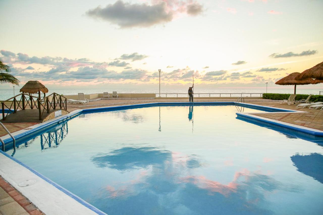 Beach Apartment With Terrace Ocean View, Brisas Cancun 1 Bdrm Hotel Zone Eksteriør bilde